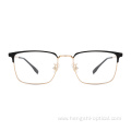 Best Selling Fashion Eyeglasses Men Optical Eyewear Titanium Glasses Frame